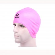 鯨魚廠家3D護耳帽防水護發矽膠帽成人款泳帽